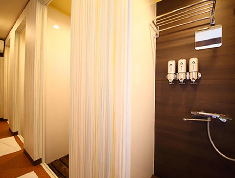 シャワールームの画像
